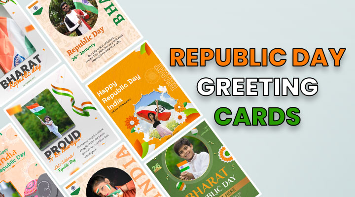 Republic Day 26th January Frame With Your Photo and Name