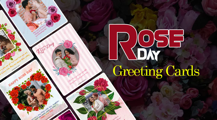 Personalised Photo Frame for Rose Day