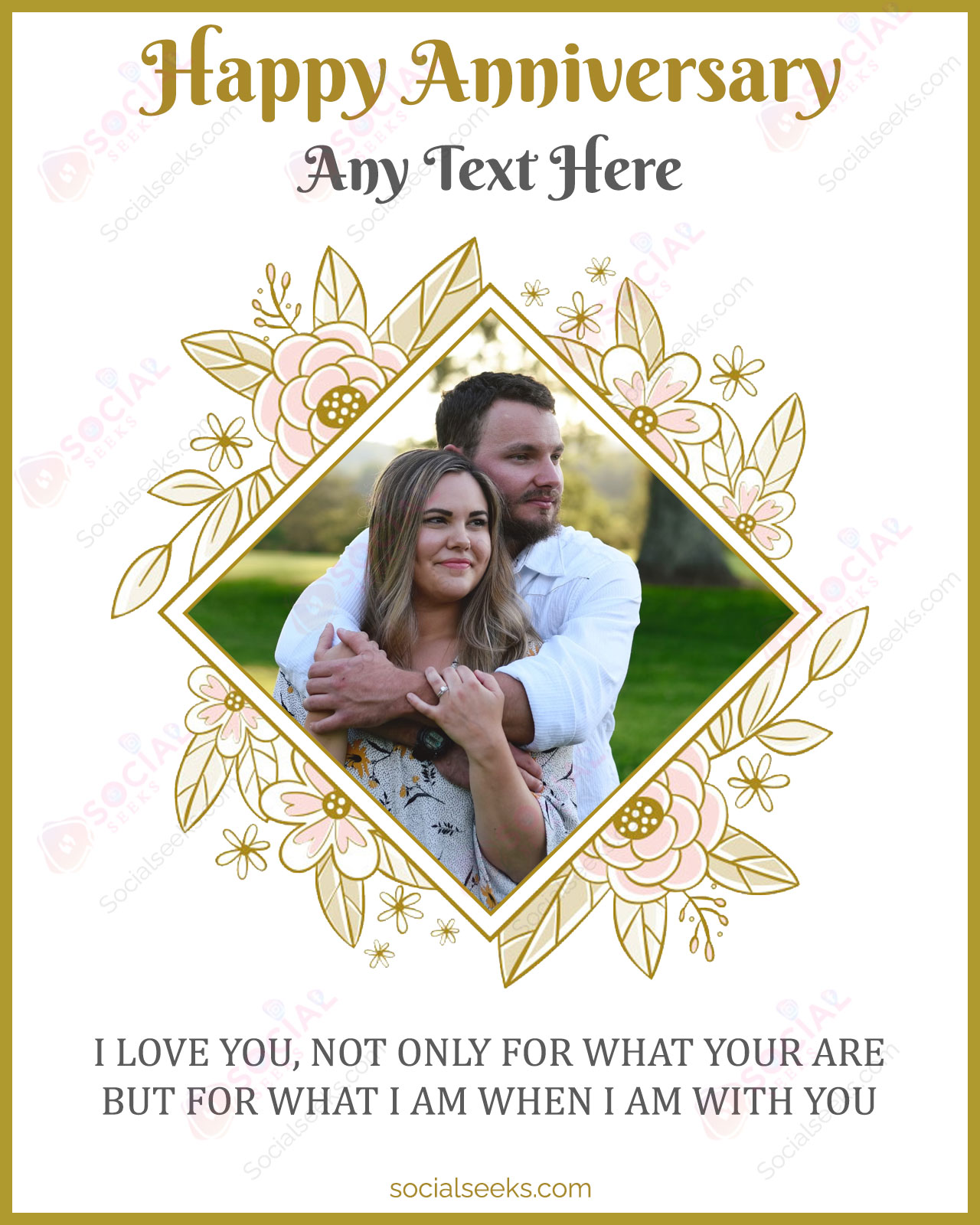 Personalized Anniversary Photo frame