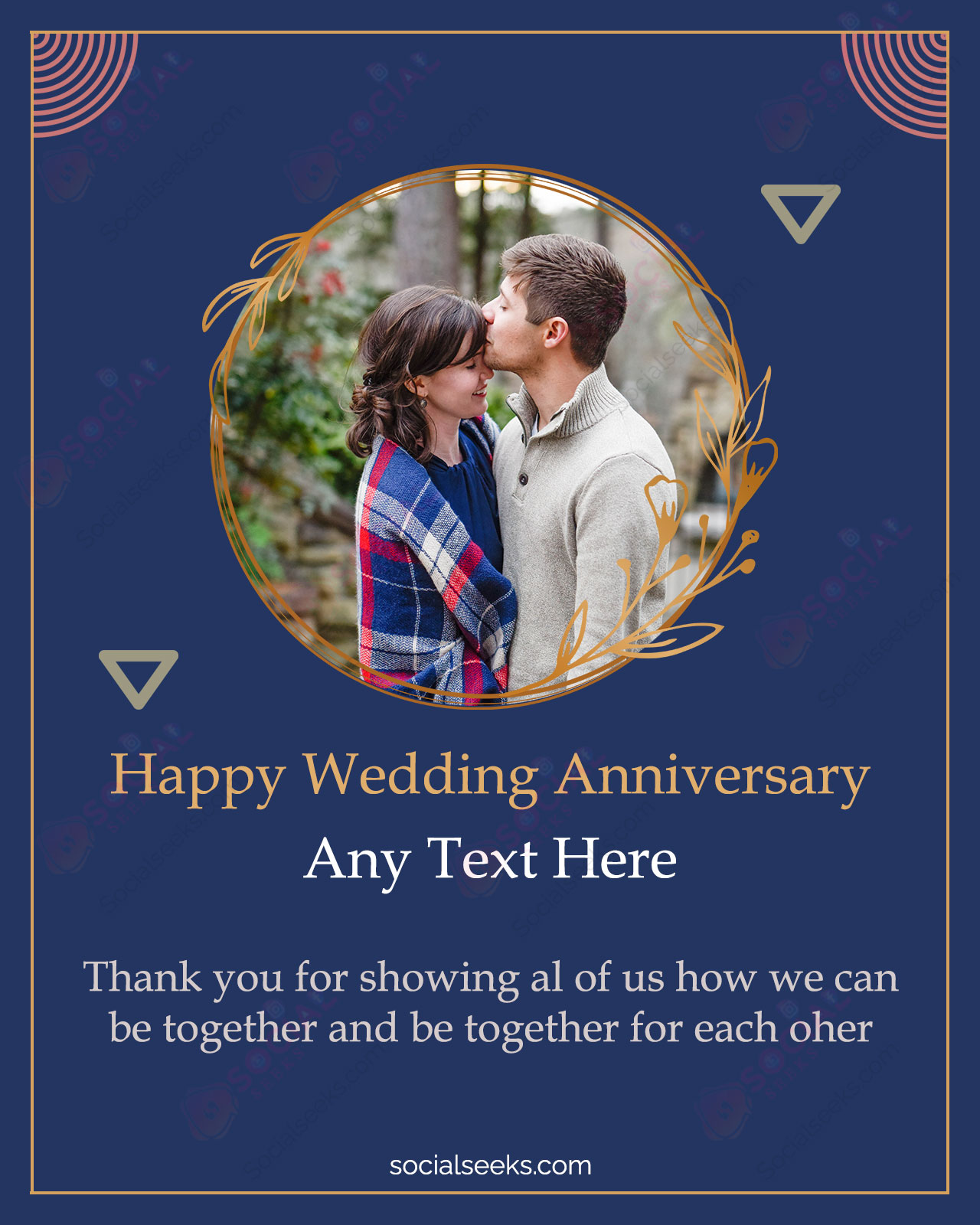 Online Wedding Anniversary Photo Frames Editing