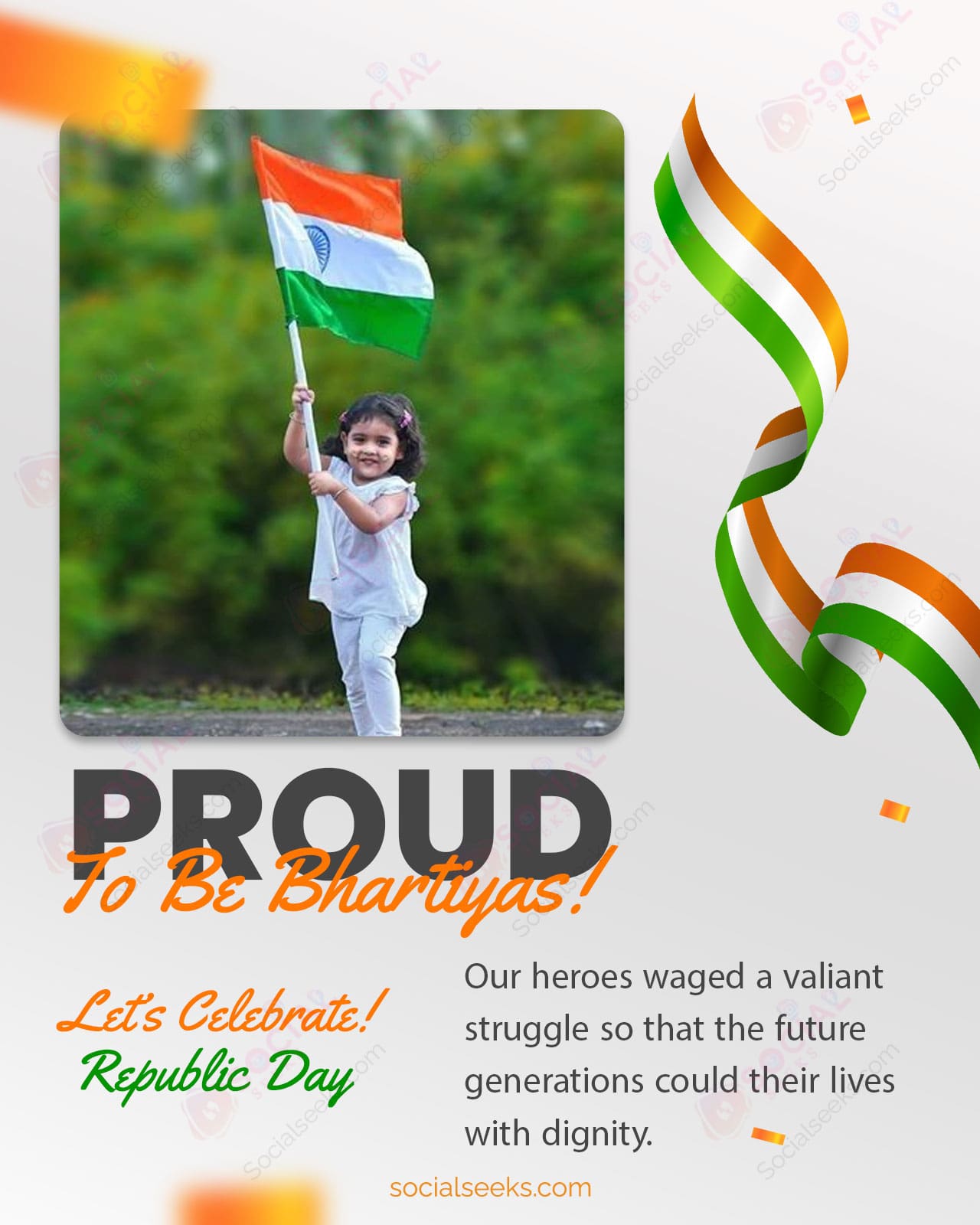 Proud To Be Bhartiyas Republic Day Photo Frame