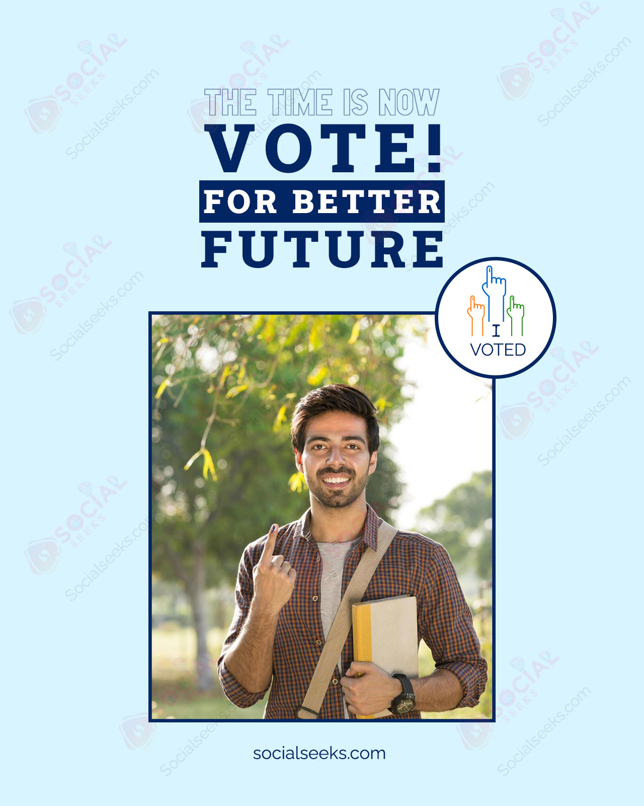 Vote For Better Future Customized Photo Frame